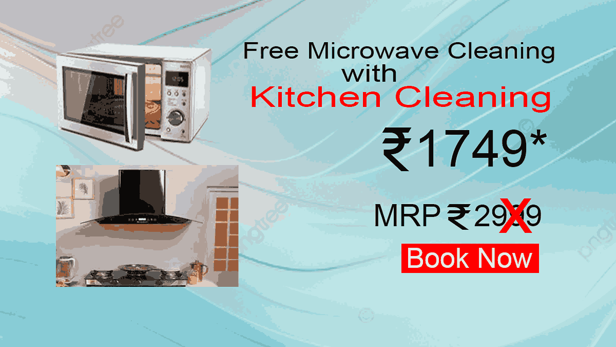 Free Microwave cleaning.